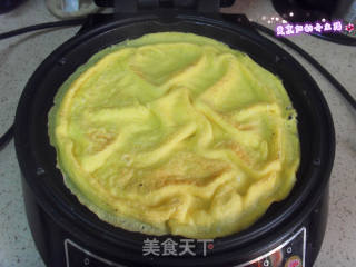 蛋皮菠菜的做法步骤：6