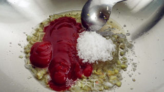 茄汁里脊肉片的做法步骤：8