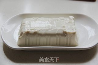 番茄酱汁浇豆腐的做法步骤：3