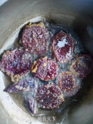 香脆紫薯饼的做法步骤：7