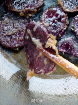 香脆紫薯饼的做法步骤：8