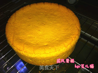 戚风蛋糕(8寸 5蛋 配方)的做法步骤：12