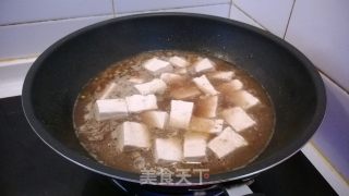 香菇杂酱炖豆腐的做法步骤：9