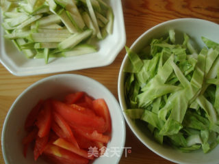 舌尖上的美食——家常拉条子的做法步骤：4