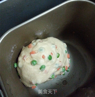 蔬菜面包的做法步骤：5