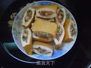 小吃的别样吃饭---汁浇金包银的做法步骤：2