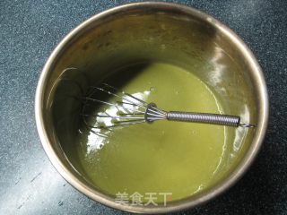 抹茶蜜豆蛋糕卷的做法步骤：3
