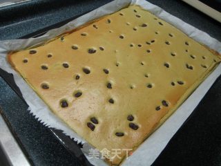 抹茶蜜豆蛋糕卷的做法步骤：12