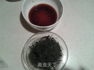 苔条炒年糕的做法步骤：2