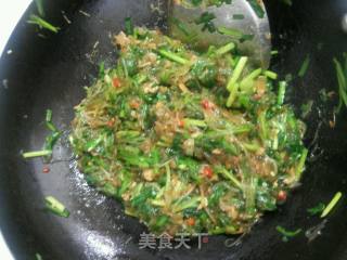 韭菜粉丝的做法步骤：5