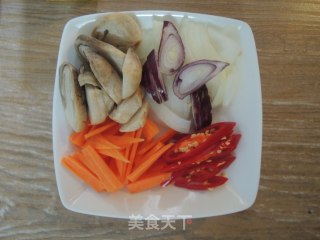 【番茄鸡肉烧淋饭】的做法步骤：2