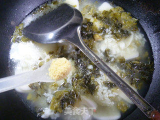 酸菜年糕泡饭的做法步骤：7