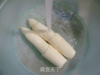 青菜茭白花蟹羹的做法步骤：3