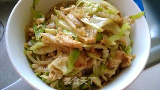 蛋炒饼的做法步骤：8