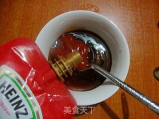 儿子最喜欢的-------【茄汁甜辣脆皮豆腐】的做法步骤：4