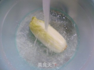 开洋炒娃娃菜的做法步骤：2