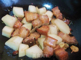白萝卜红烧肉的做法步骤：6