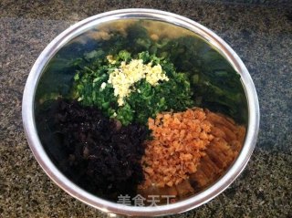 黑豆面小白菜饺子的做法步骤：5