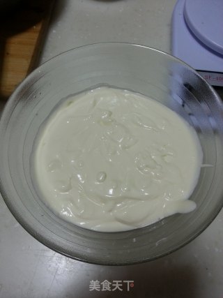 清爽绵软 入口即化 很适合宝宝吃滴轻乳酪蛋糕的做法步骤：2