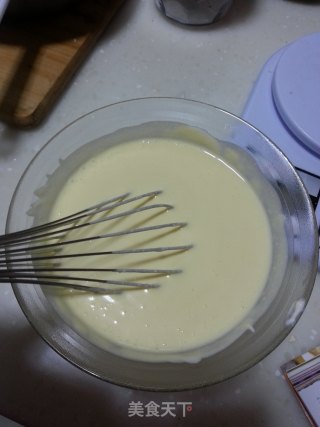 清爽绵软 入口即化 很适合宝宝吃滴轻乳酪蛋糕的做法步骤：4