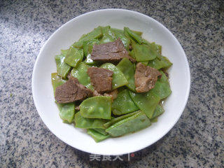 扁豆炒牛肉的做法步骤：13
