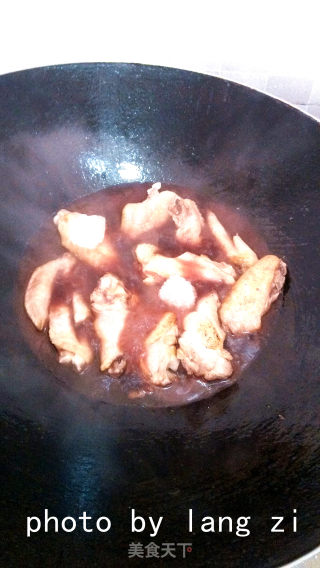 红酒粟子鸡翅的做法步骤：5