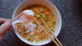 三色煎饼的做法步骤：3
