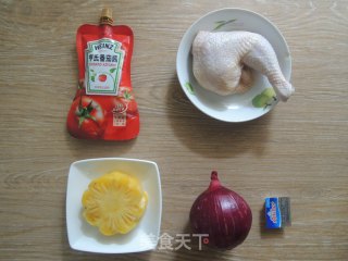 【夏威夷茄汁鸡扒】的做法步骤：1