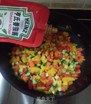 五彩北极虾的做法步骤：8
