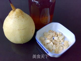 花旗参雪梨蜜的做法步骤：1