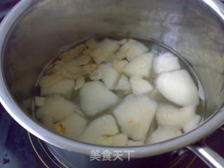 花旗参雪梨蜜的做法步骤：4