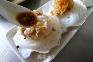 蒜蓉粉丝蒸扇贝的做法步骤：8
