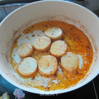 煎白萝卜酿肉的做法步骤：8
