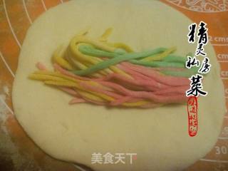 精灵彩丝卷面粉的做法步骤：5