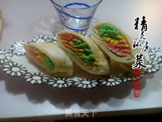 精灵彩丝卷面粉的做法步骤：8