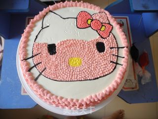 kitty猫生日蛋糕的做法步骤：8