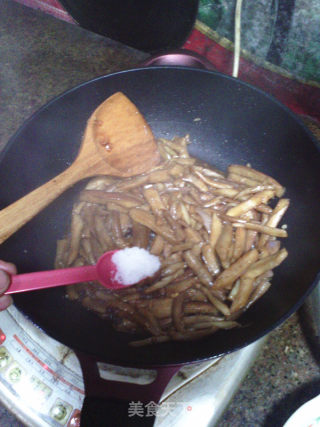 素炒茄条的做法步骤：8