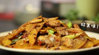 土豆盐煎肉的做法步骤：9