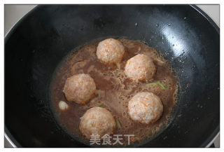 不上火——酱烧狮子头的做法步骤：11