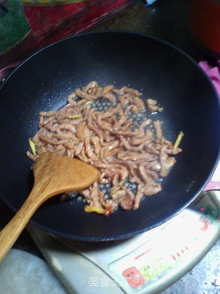 茭白炒肉丝的做法步骤：3