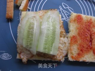三明治的做法步骤：7