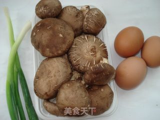 花菇炒鸡蛋的做法步骤：1