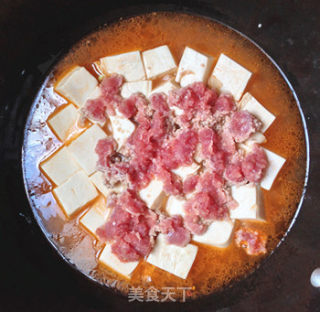 茄汁肉末豆腐的做法步骤：7