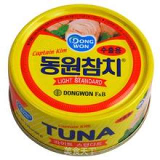 韩式料理--金枪鱼拌饭的做法步骤：2
