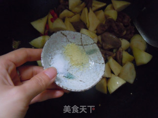 香辣可口开胃菜---茭白鸭心的做法步骤：9