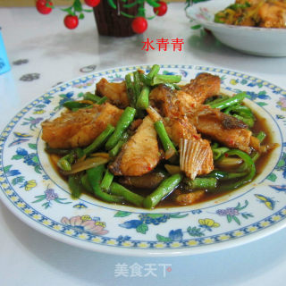 鲜豆角煮鱼的做法步骤：12