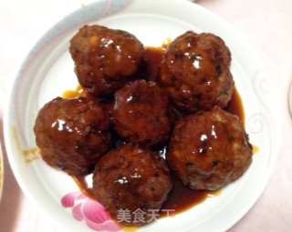 【炎夏自制】意式风情味浓料足的大肉丸子的做法步骤：7