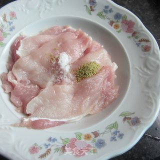 烤箱烤肉片的做法步骤：2