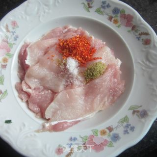 烤箱烤肉片的做法步骤：3