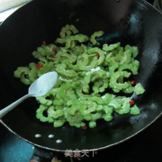 肉末苦瓜的做法步骤：5